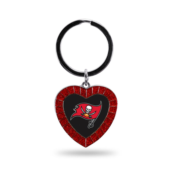 '-NMKH Rhinestone Heart Colored Keychain-True Sports Fan