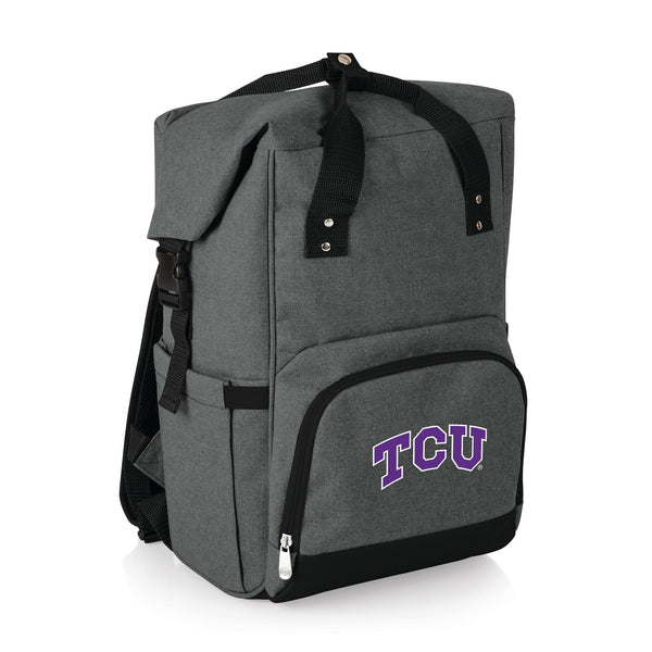 TCU HORNED FROGS - ON THE GO ROLL-TOP BACKPACK COOLER