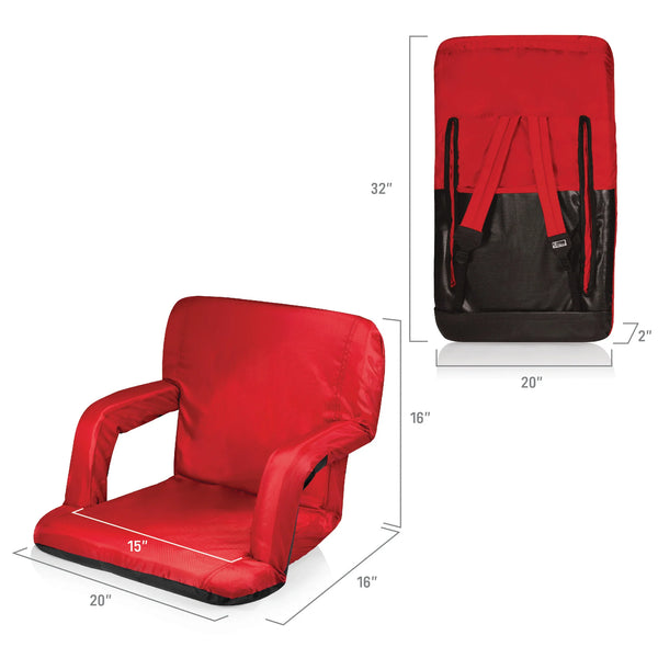 Ohio State Buckeyes - Ventura Portable Reclining Stadium Seat, (Red)