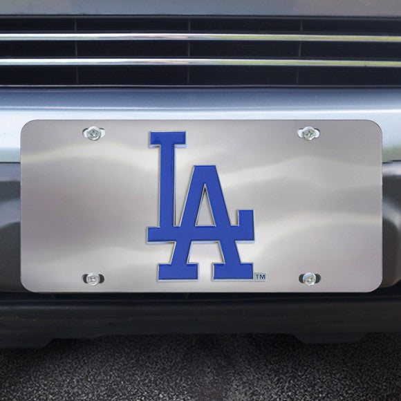 MLB - Los Angeles Dodgers Diecast License Plate with LA Logo