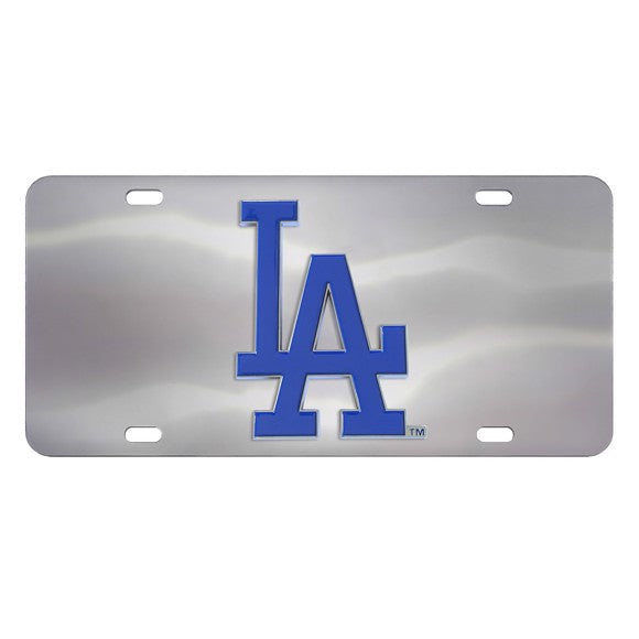 MLB - Los Angeles Dodgers Diecast License Plate with LA Logo