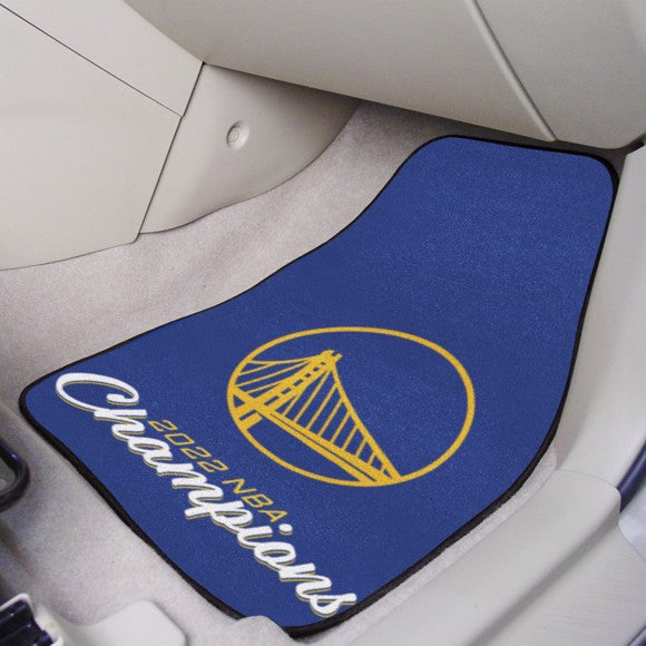 NBA - Golden State Warriors 2-pc Carpet Car Mat Set