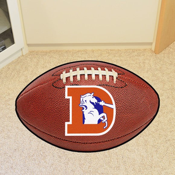 Denver Broncos Football Mat - Retro Collection