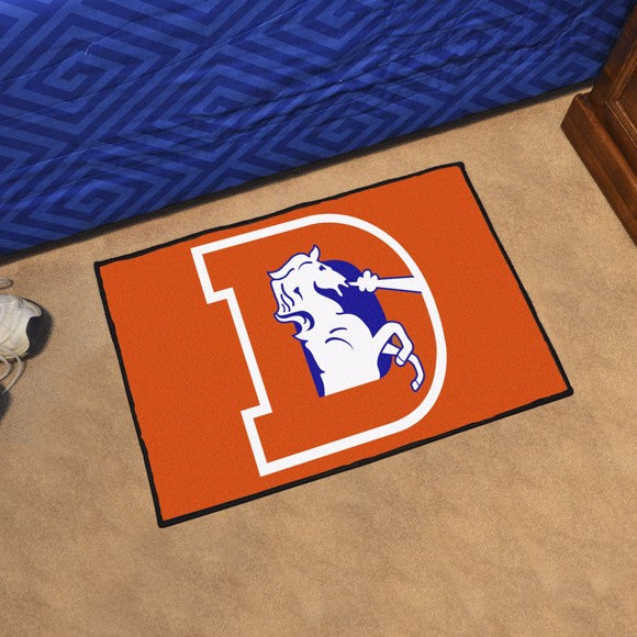 Denver Broncos Starter Mat - Retro Collection