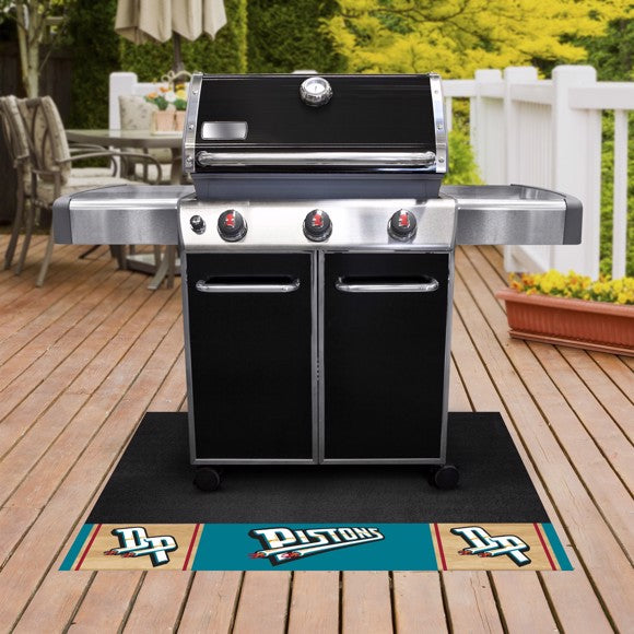 Detroit Pistons Grill Mat - Retro Collection