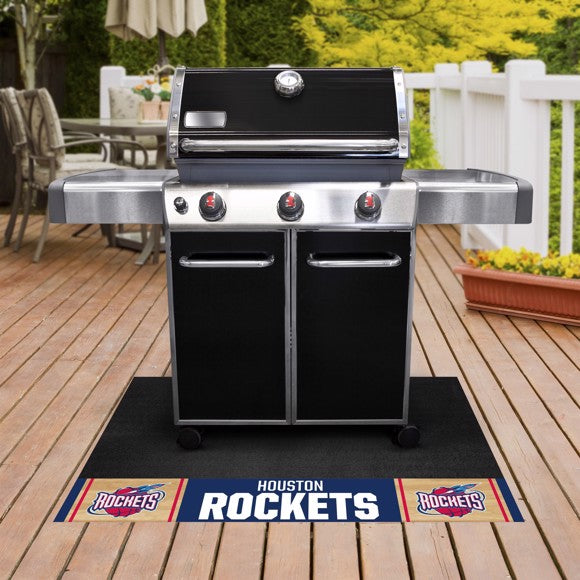 Houston Rockets Grill Mat - Retro Collection