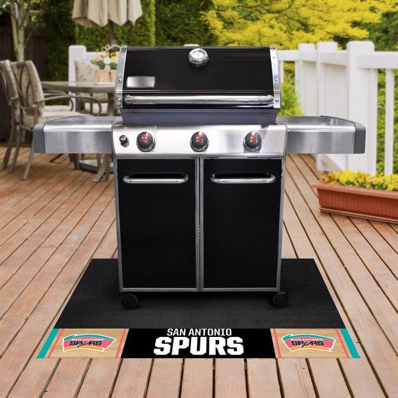 San Antonio Spurs Grill Mat - Retro Collection