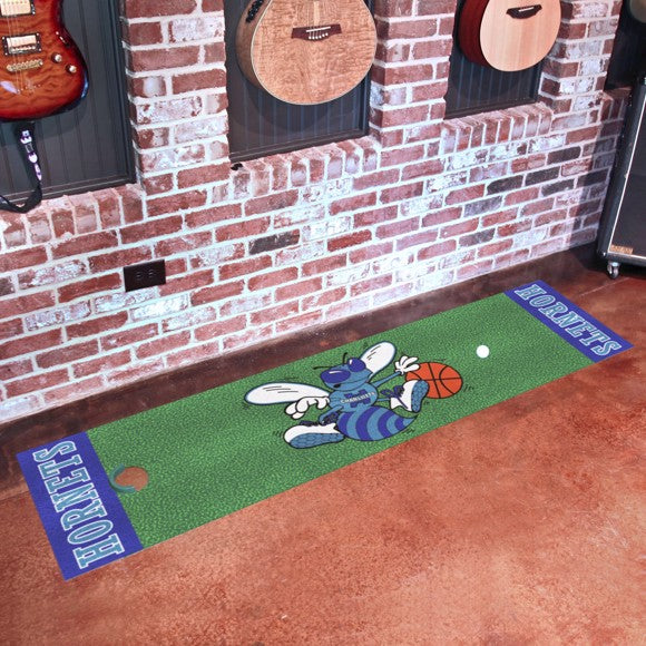 Charlotte Hornets Putting Green Mat - Retro Collection