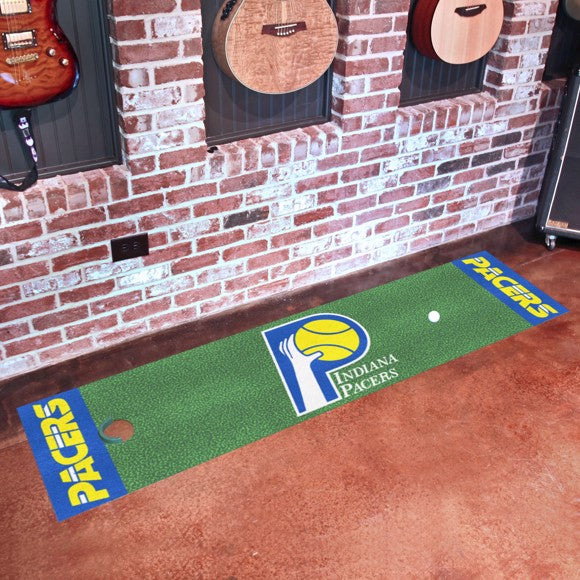 Indiana Pacers Putting Green Mat - Retro Collection