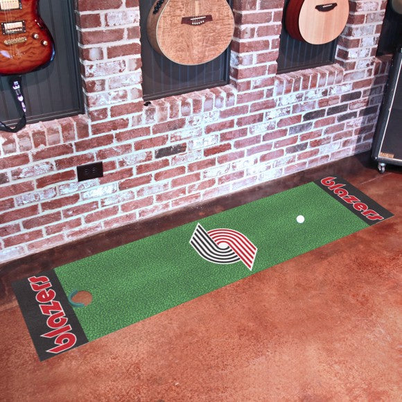 Portland Trail Blazers Putting Green Mat - Retro Collection