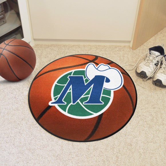 Dallas Mavericks Basketball Mat - Retro Collection