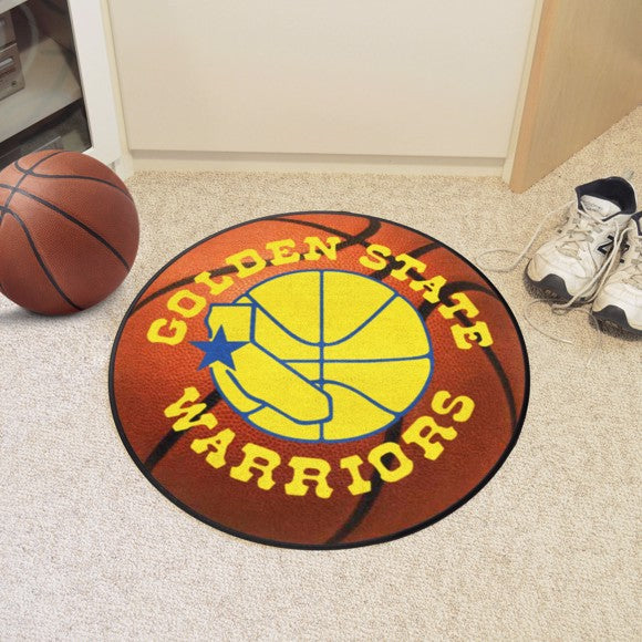 Golden State Warriors Basketball Mat - Retro Collection
