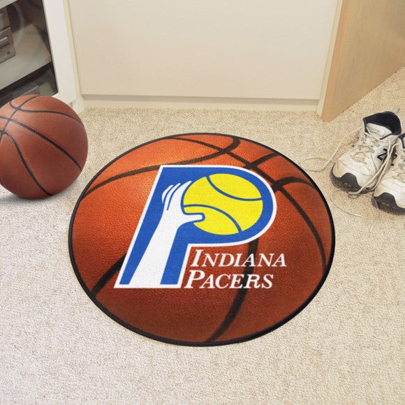 Indiana Pacers Basketball Mat - Retro Collection