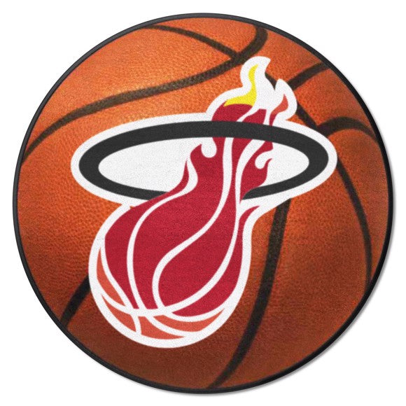 Miami Heat Basketball Mat - Retro Collection