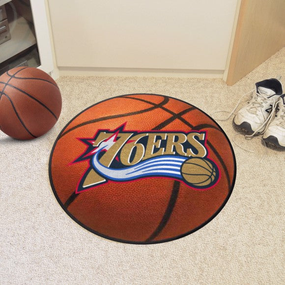 Philadelphia 76ers Basketball Mat - Retro Collection
