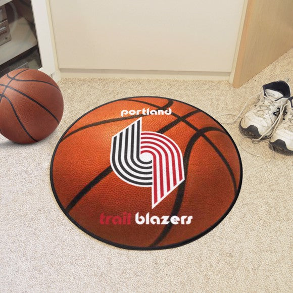 Portland Trail Blazers Basketball Mat - Retro Collection
