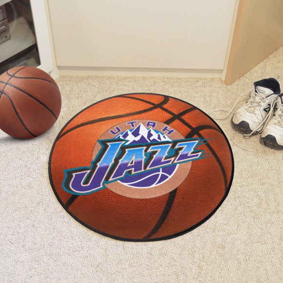 Utah Jazz Basketball Mat - Retro Collection