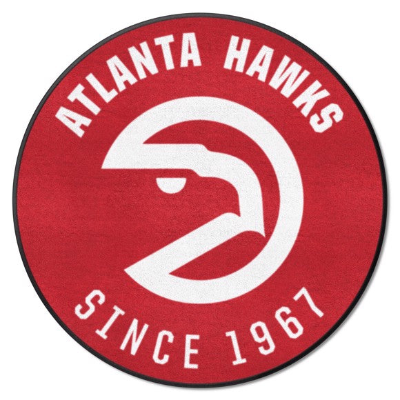 Atlanta Hawks Roundel Mat - Retro Collection