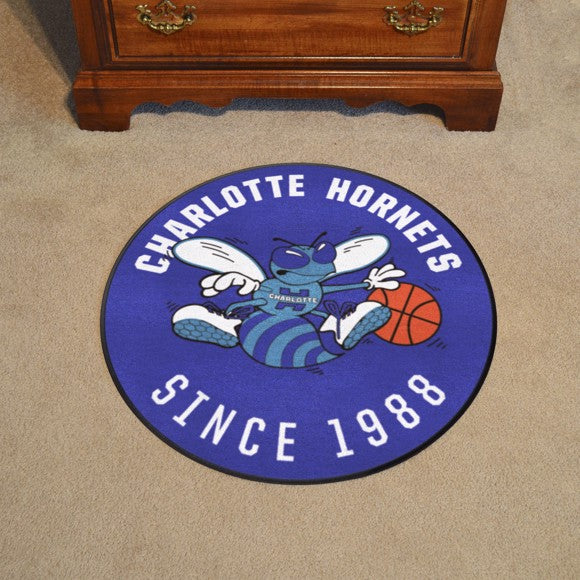 Charlotte Hornets Roundel Mat - Retro Collection