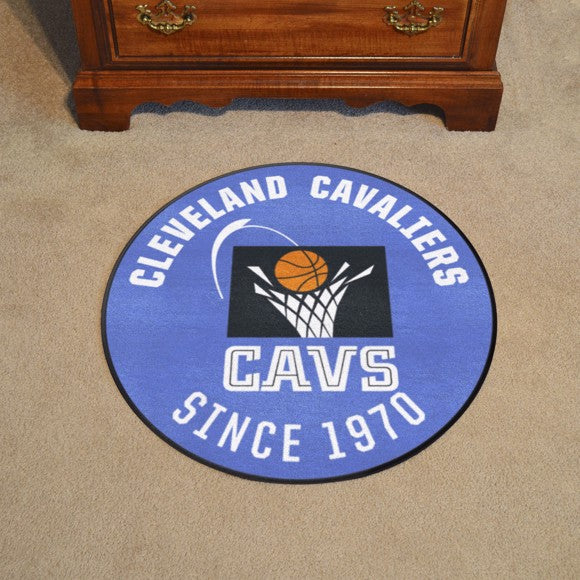 Cleveland Cavaliers Roundel Mat - Retro Collection