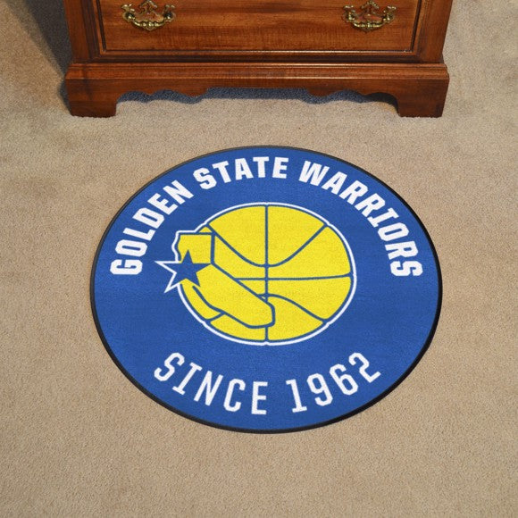 Golden State Warriors Roundel Mat - Retro Collection