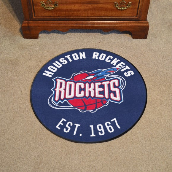 Houston Rockets Roundel Mat - Retro Collection