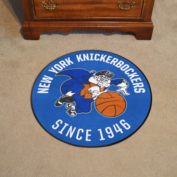 New York Knickerbockers Roundel Mat - Retro Collection