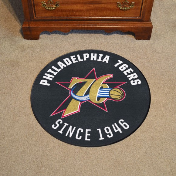 Philadelphia 76ers Roundel Mat - Retro Collection