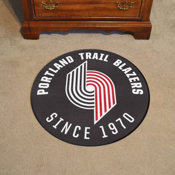 Portland Trail Blazers Roundel Mat - Retro Collection