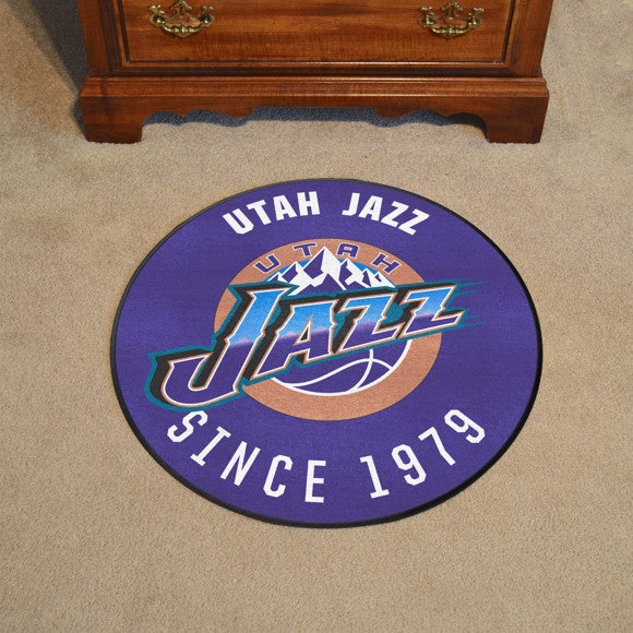 Utah Jazz Roundel Mat - Retro Collection