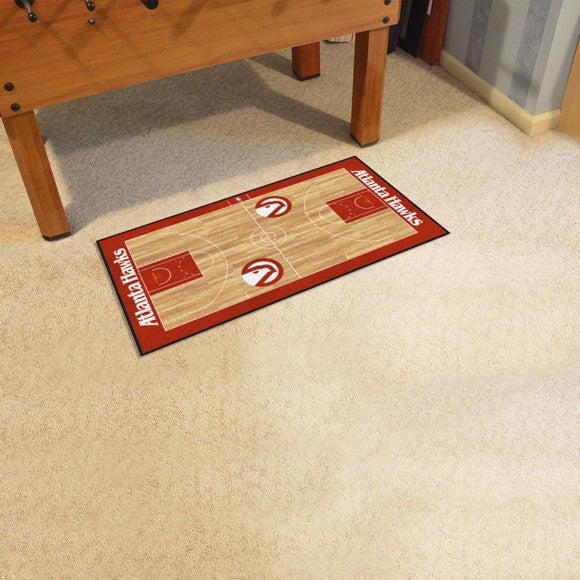 Atlanta Hawks NBA Court Runner - Retro Collection