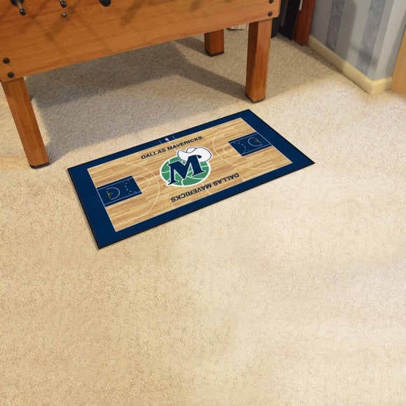Dallas Mavericks NBA Court Runner - Retro Collection