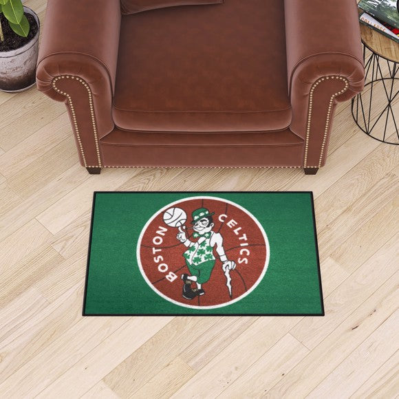 Boston Celtics Starter Mat   Retro Collection with Symbol Logo