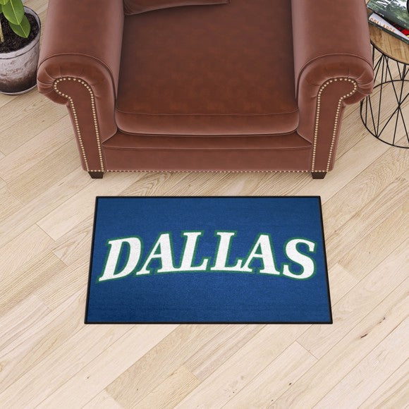 Dallas Mavericks Starter Mat   Retro Collection with Dallas Logo