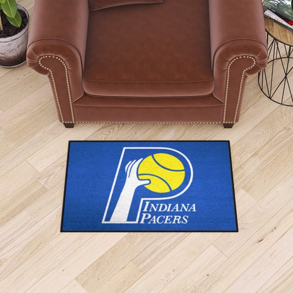 Indiana Pacers Starter Mat   Retro Collection with IP P Logo
