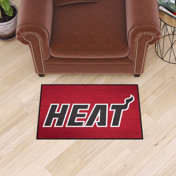 Miami Heat Starter Mat   Retro Collection with Heat Logo