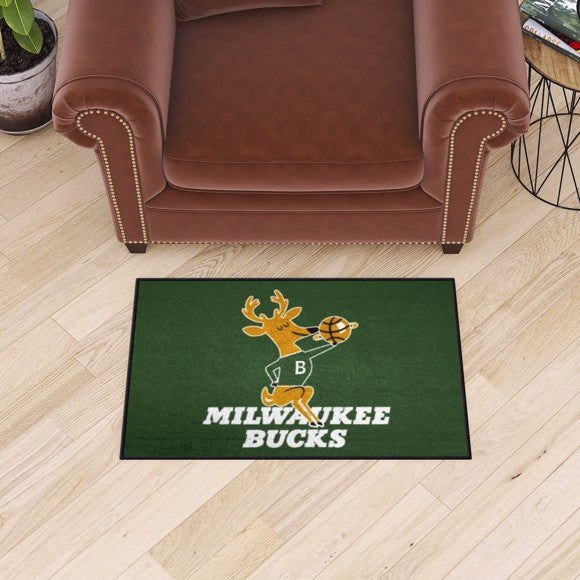 Milwaukee Bucks Starter Mat   Retro Collection with MB Symbol Logo