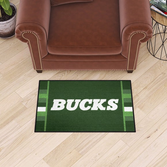 Milwaukee Bucks Starter Mat   Retro Collection with Bucks Logo