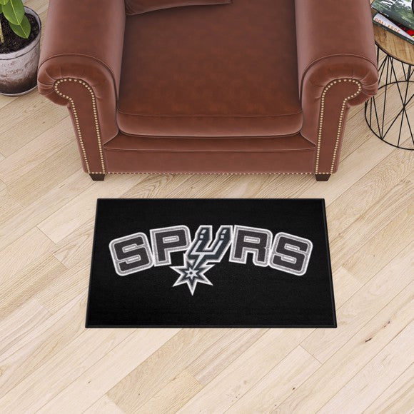 San Antonio Spurs Starter Mat   Retro Collection with Spurs Logo