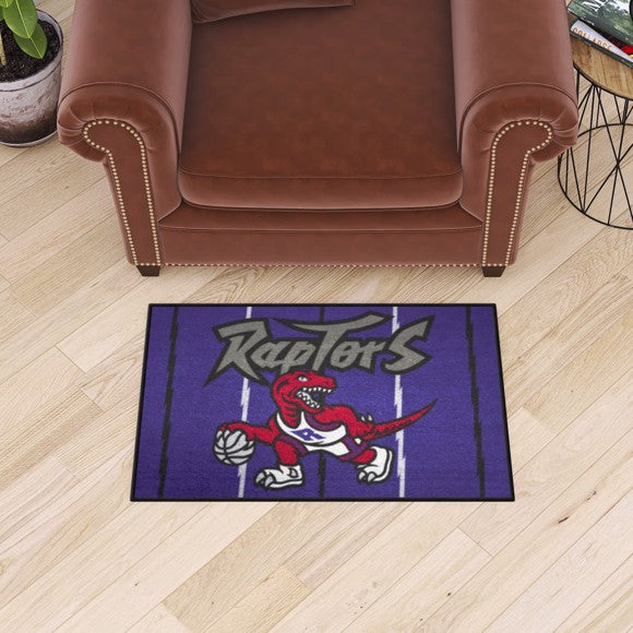 Toronto Raptors Starter Mat   Retro Collection with Raptors Symbol Logo