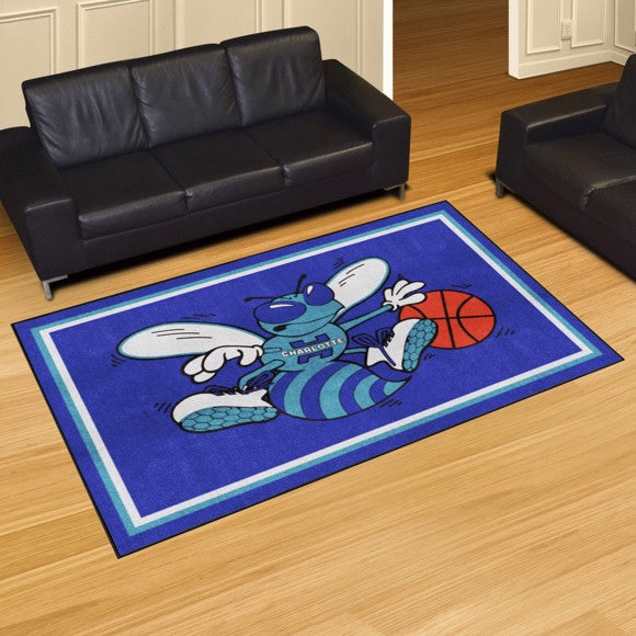 Charlotte Hornets 5x8 - Retro Collection