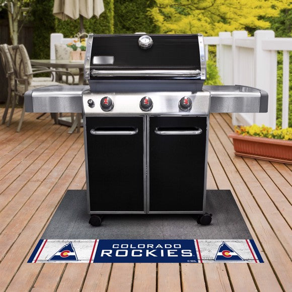 Colorado Rockies Grill Mat - Retro Collection