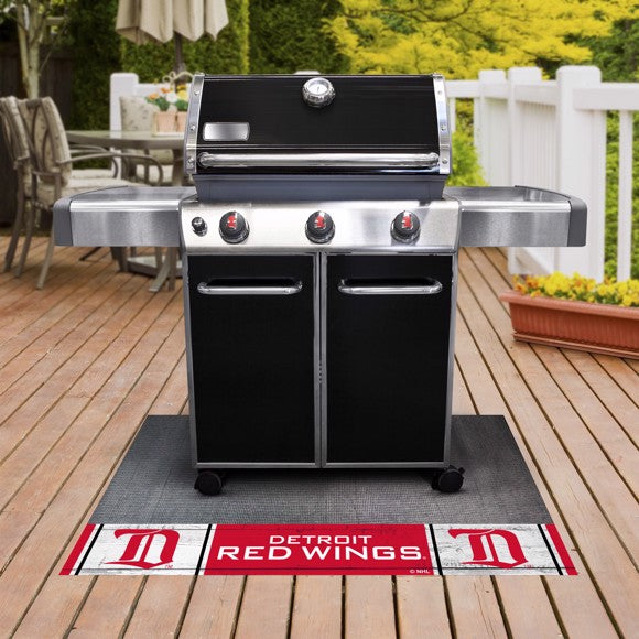 Detroit Red Wings Grill Mat - Retro Collection