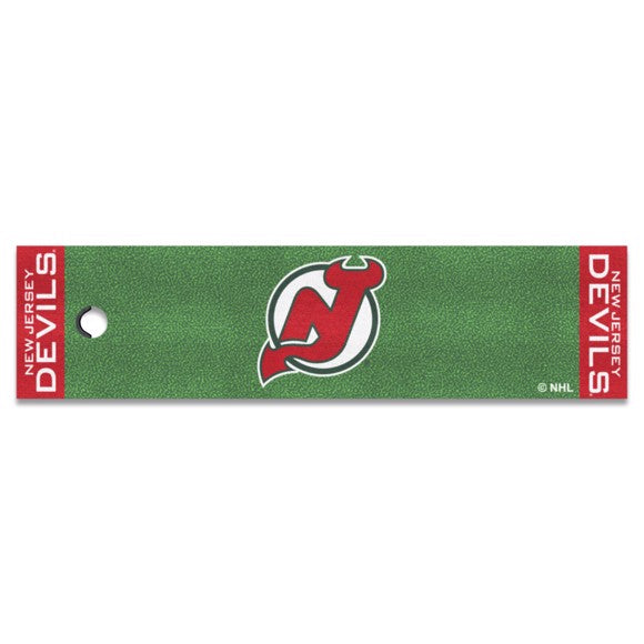 New Jersey Devils Putting Green Mat - Retro Collection