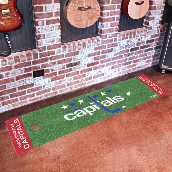 Washington Capitals Putting Green Mat - Retro Collection