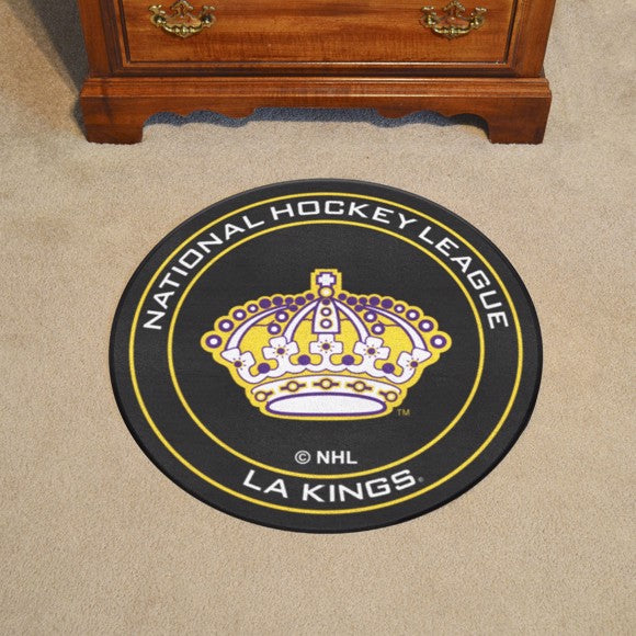 Los Angeles Kings Puck Mat - Retro Collection