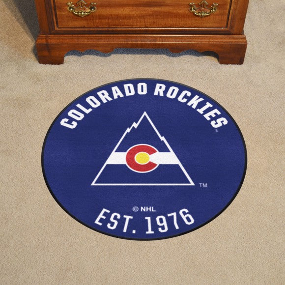 Colorado Rockies Roundel Mat - Retro Collection