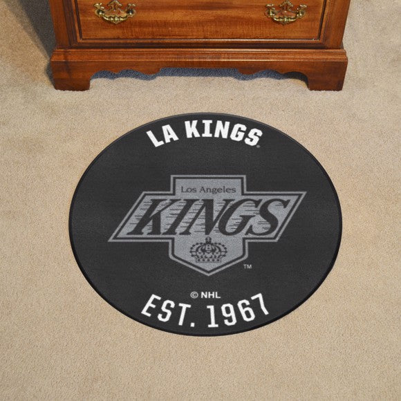 Los Angeles Kings Roundel Mat   Retro Collection with LA Kings Logo