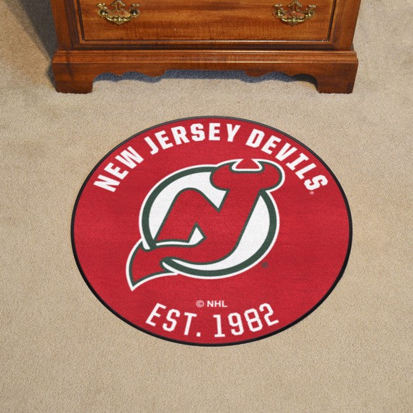 New Jersey Devils Roundel Mat - Retro Collection