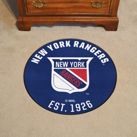 New York Rangers Roundel Mat - Retro Collection